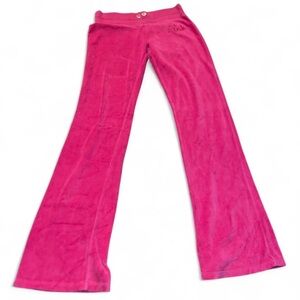 Women’s Victoria’s Secret PINK Hot Pink Velour Sweatpants Size XS